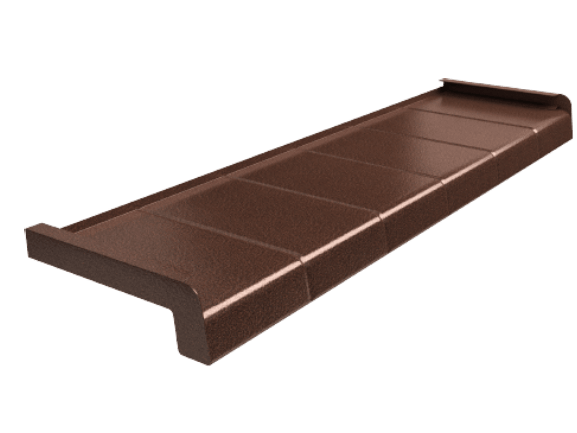 Appui de fenêtre en aluminium imitation carrelage